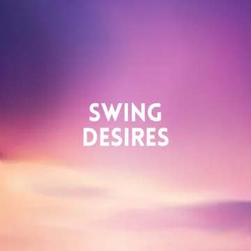 Square blurred background - sunset colors With motivating quote Stock Illustration