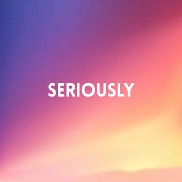 Square blurred background - sunset colors With motivating quote 스톡 일러스트