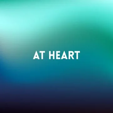 Square blurred background - sunset colors With motivating quote Stock Illustration