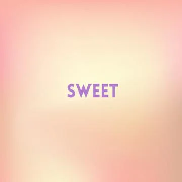 Square blurred background - sunset colors With motivating quote Stock Illustration