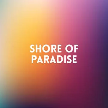 Square blurred background - sunset colors With motivating quote 스톡 일러스트