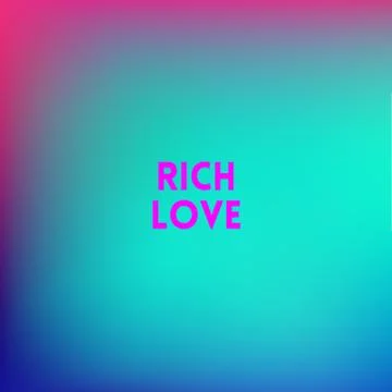 Square blurred background - sunset colors With motivating quote Stock Illustration