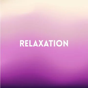 Square blurred lilac background - sunset colors With motivating quote Illustrazione stock