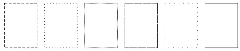 Square borders or frames isolated on white, vector illustration.  イラスト素材