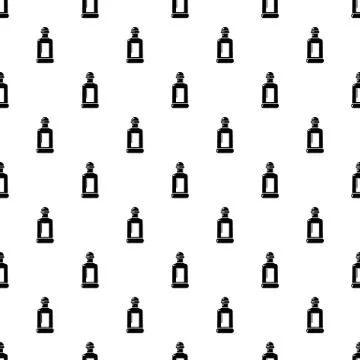 Square bottle pattern vector seamless Stock Illustration