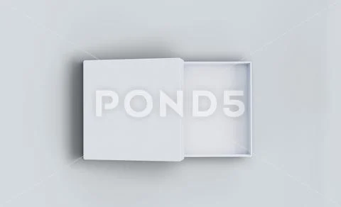 Square box mockup 1 PSD Template