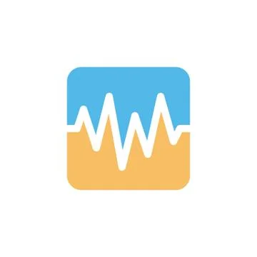 Square box shape style modern icon logo vector Stock Illustration