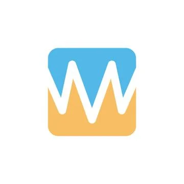 Square box shape style modern icon logo vector 스톡 일러스트