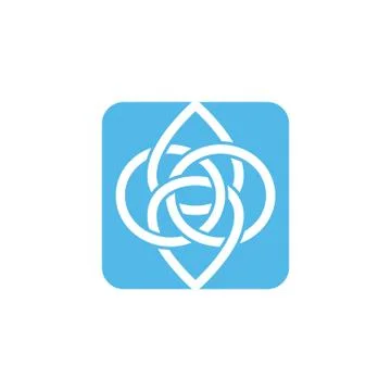 Square box shape style modern icon logo vector Illustrazione stock