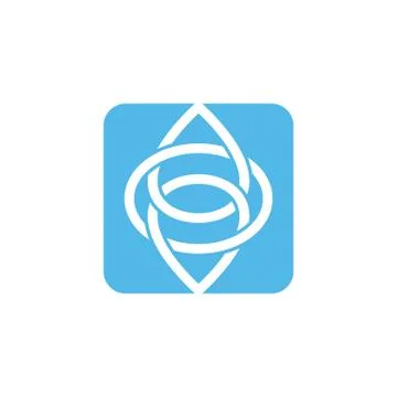 Square box shape style modern icon logo vector イラスト素材