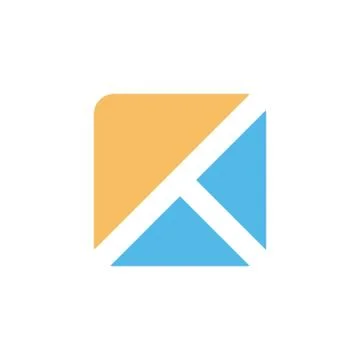 Square box shape style modern icon logo vector イラスト素材