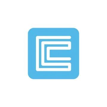 Square box shape style modern icon logo vector 스톡 일러스트