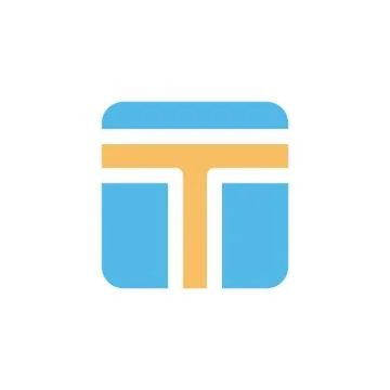 Square box shape style modern icon logo vector イラスト素材