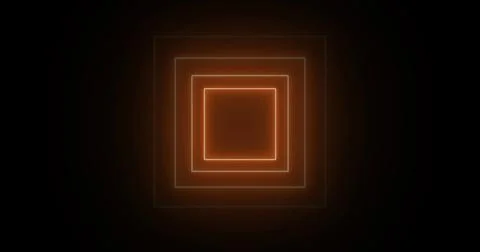 Square boxes animating in and out appear to disappear glowing bg. Rectangle.. Illustrazione stock