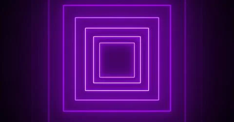 Square boxes animating in and out appear to disappear glowing bg. Rectangle.. Stock Illustration