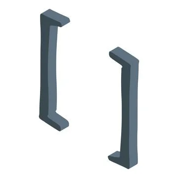 Square brackets creating empty space representing code Stock-Illustration