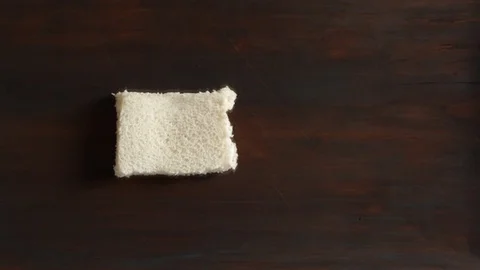 Square Bread and Roller Stock Footage 85956839