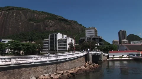 Square Bridge in Urca - September 12th, 2010 - Rio de Janeiro, Brazil Video stock 314850867