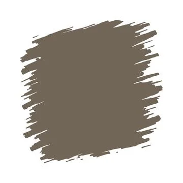 Square Brown Slanted Brush Stroke Rough Frame Background with Copy Space Stock Illustration