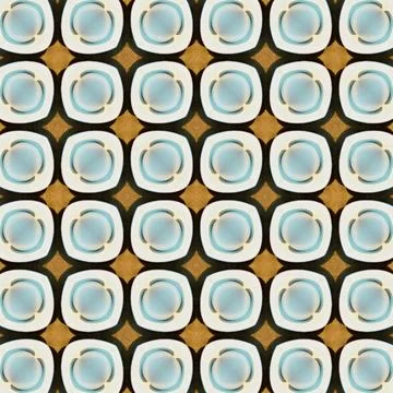 Square Bubble Grid Modern Geometric Pattern | Vector2025-024dvm Stock Illustration