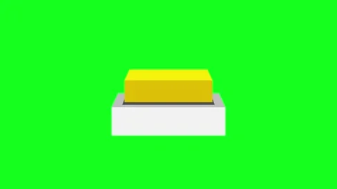 Square Button Press Animation Green Screen Icon 4K Stock Footage 334785848