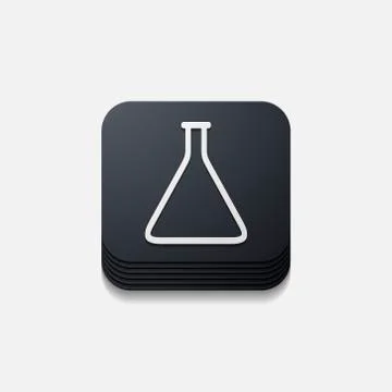 Square button: tube Stock Illustration