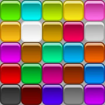 Square buttons, seamless Stock Illustration