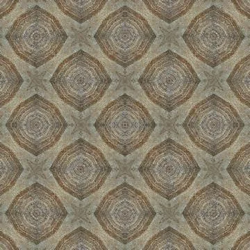 Square Cambium-Look Modern Geometric Pattern | Vector2025-009dvm Stock Illustration