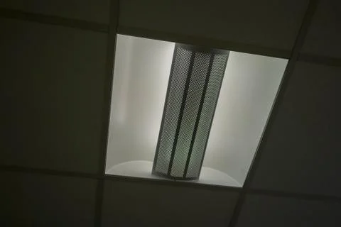 Square ceiling lights - modern Fotos de archivo