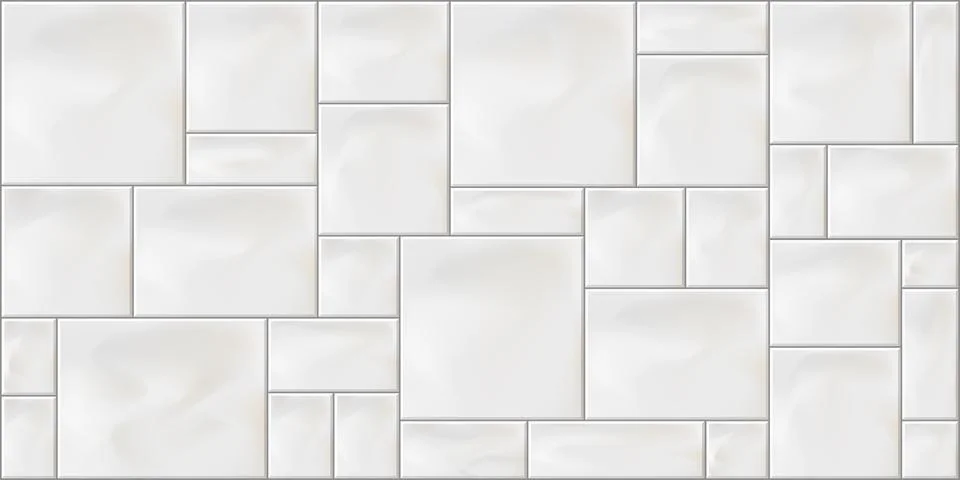 Square Ceramic Tiles Stock Illustration