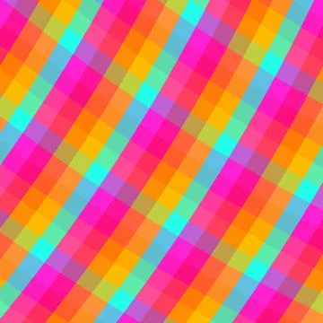 Square checks pattern in bright colors for wallpapers and backgrounds Foto stock