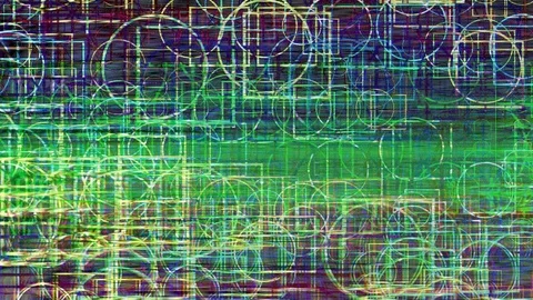 Square circle abstract pattern background Stock Footage 120946124