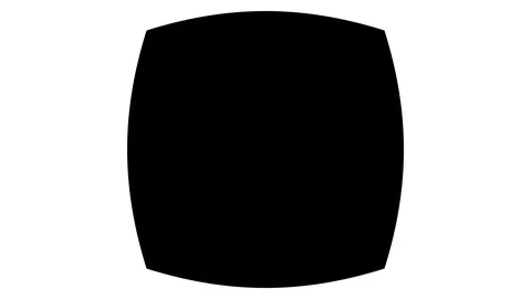 Square the Circle Endless Animation Loop of Shape Morphing Stock Footage 118985248