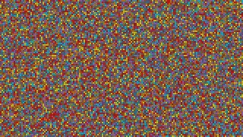 Square circle grid switching color bg 2 4K Stock Footage 277242190