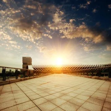 Square city Stock Photos