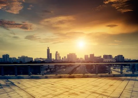 Square city Stock Photos