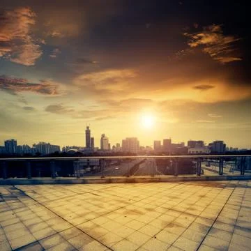 Square city Stock Photos