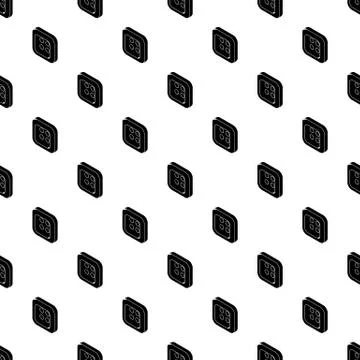 Square clothes button pattern vector seamless Illustrazione stock