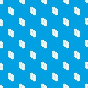 Square clothes button pattern vector seamless blue イラスト素材