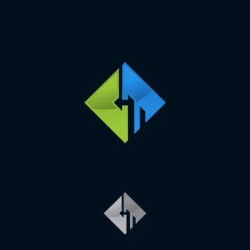 Square CM Logo Stock Illustration