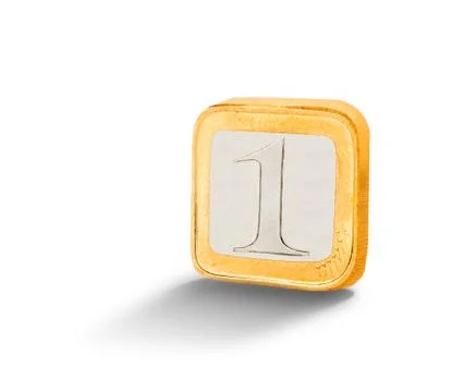 Square coin Stock Photos