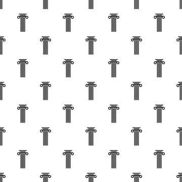Square column pattern seamless Stock Illustration