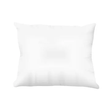 Square comfortable and soft pillow on white background. イラスト素材