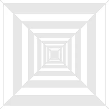 Square Concentric Pattern in Alternating Color Representing Depth, Perspective Stock Illustration