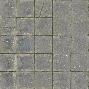 Square Concrete Paving Slabs Grid Pattern Surface Stock Photos