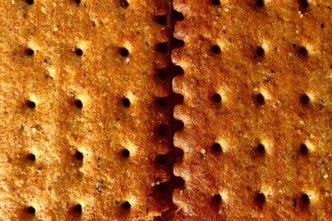 Square crackers closeup Stock-Fotos