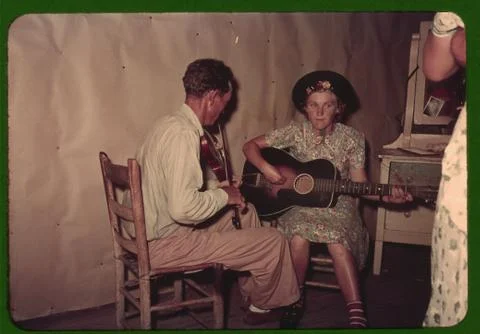 Square Dance Musicians Foto stock