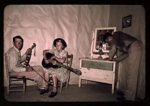 Square Dance Musicians Foto stock