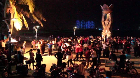 Square dancing Stock Footage 38793441