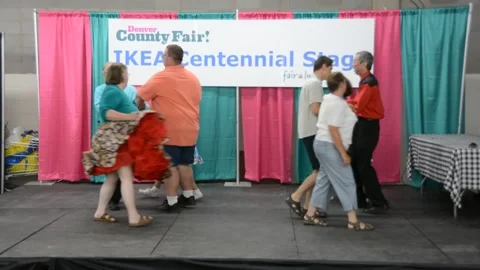 Square Dancing Stock Footage 168914434